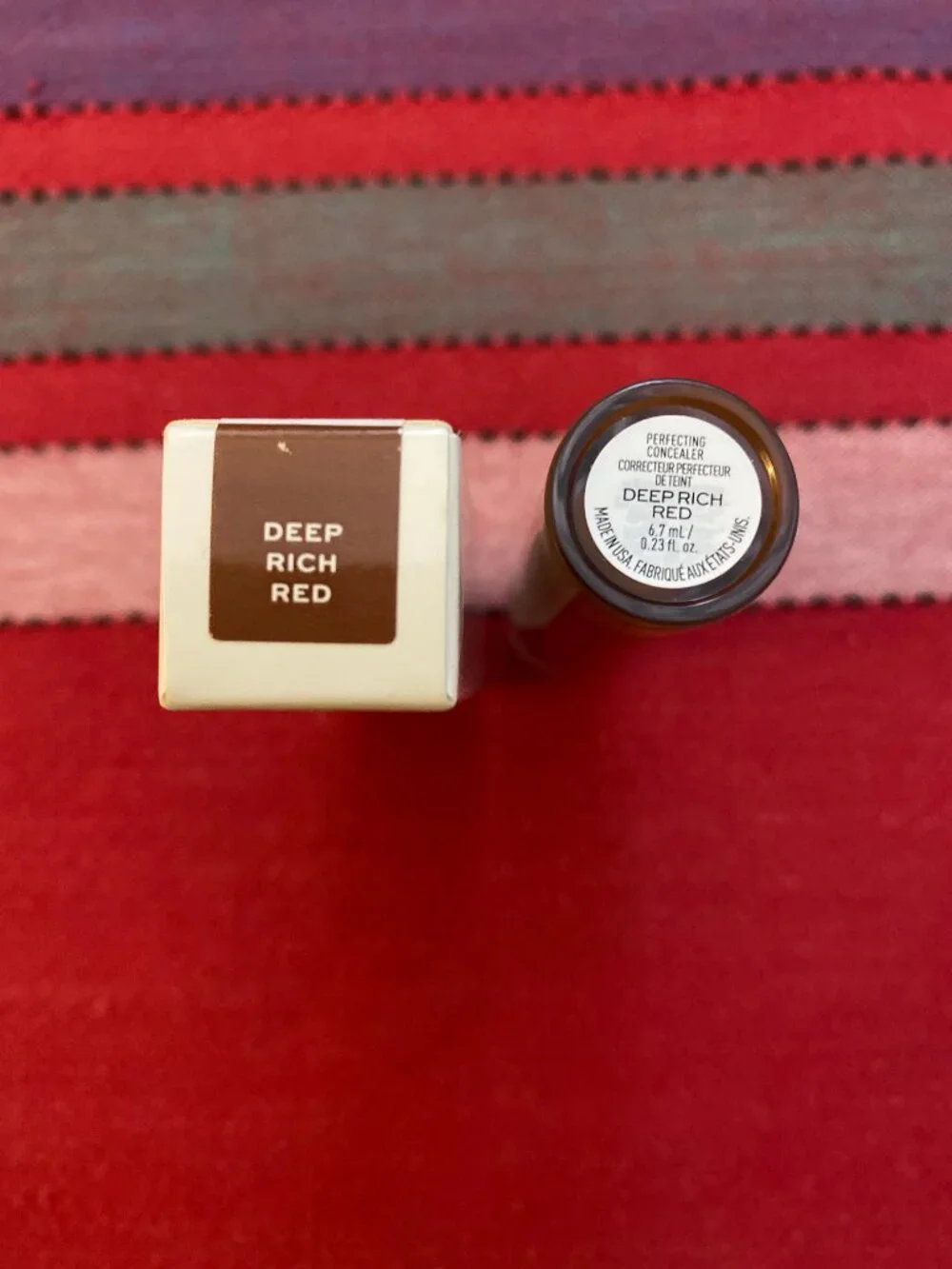 Jaclyn Cosmetics Perfecting Concealer Deep Rich Red 6.7ML/0.23OZ NIB
